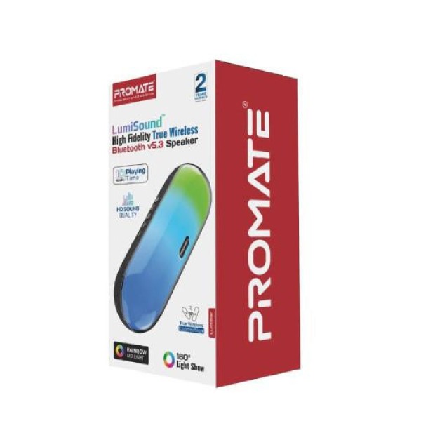 Портативна колонка Promate Lumibar 10W Black (lumibar.black)
