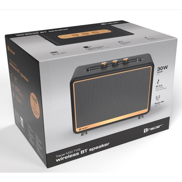 Портативна колонка Tracer M30 Black (TRAGLO47246)
