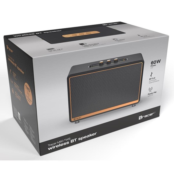 Портативна колонка Tracer M60 Black (TRAGLO47249)