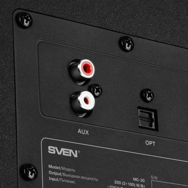 Мультимедійна акустика SVEN MC-30 Black (00460198)