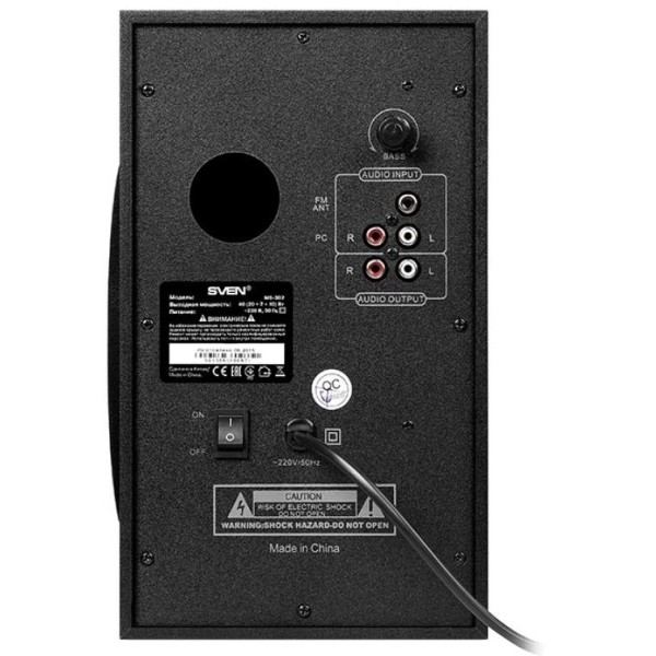 Мультимедійна акустика SVEN MS-302 Black (20100040)