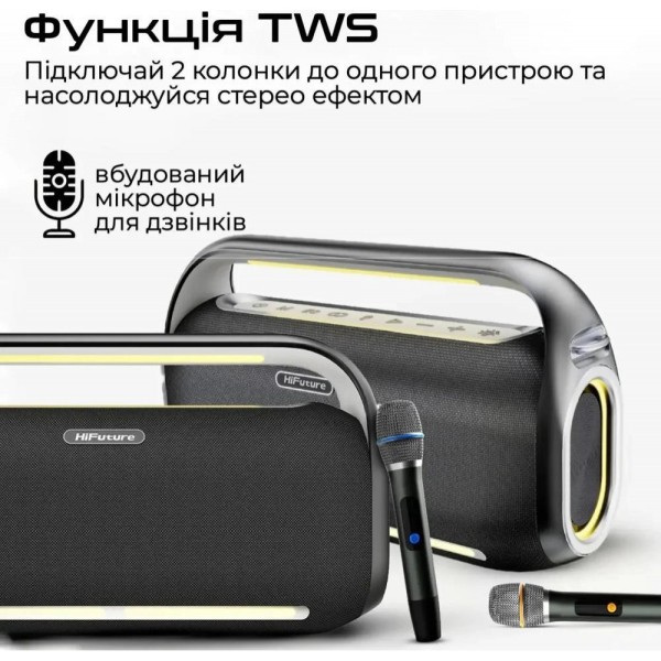 Портативна колонка HiFuture MusicBox 200 Black (musicbox200.black)