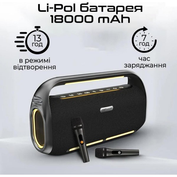 Портативна колонка HiFuture MusicBox 300 Black (musicbox300.black)