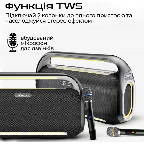 Портативна колонка HiFuture MusicBox 300 Black (musicbox300.black)