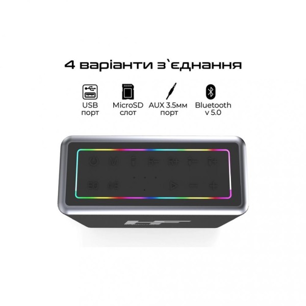 Портативна колонка HiFuture MusicBox Black (musicbox.black)