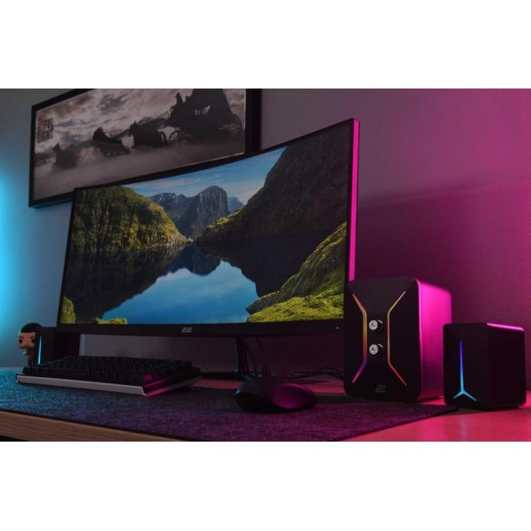 Колонки для комп'ютера 2E PCS301 RGB 2.1 USB Black (2E-PCS301BK)