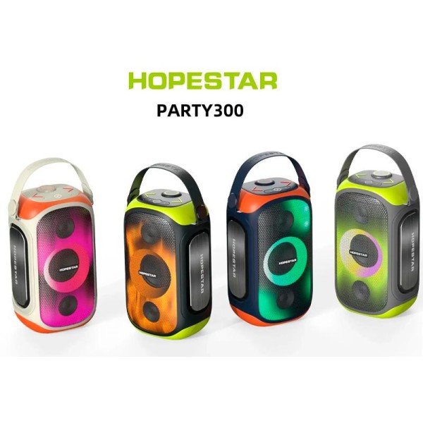 Портативна колонка Hopestar Party 300 Black/Light Green