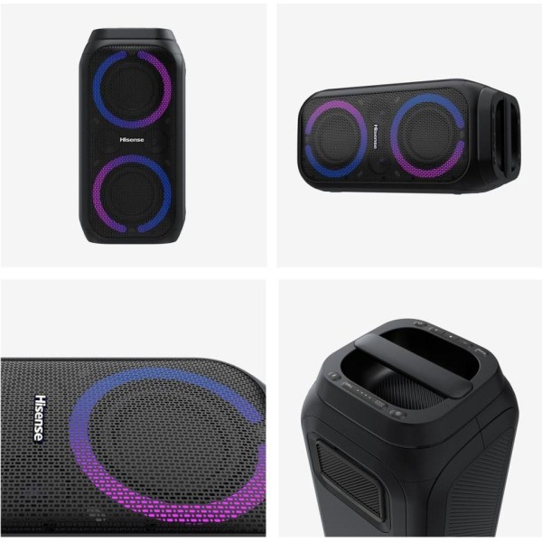 Портативна колонка Hisense Party Rocket 160 Black (20013565)