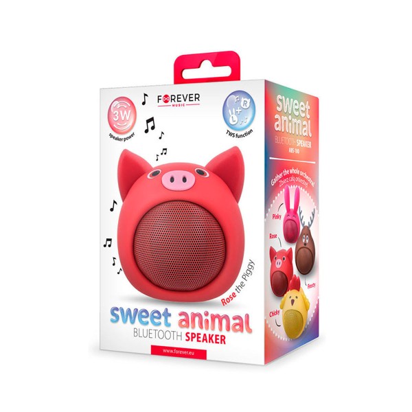 Портативна колонка Forever Pig Rose ABS-100 (GSM041674)