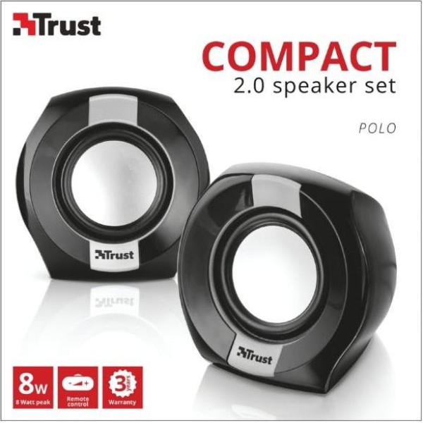 Мультимедійна акустика Trust Polo Compact Black (20943)