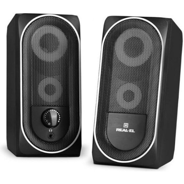 Акустичні колонки REAL-EL S-110 Black (EL121100009)