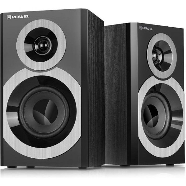 Акустичні колонки REAL-EL S-245 Black (EL121200015)