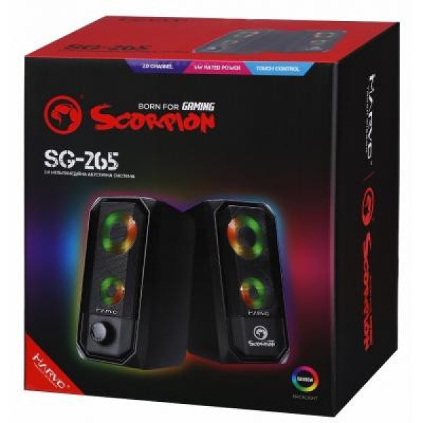 Мультимедійна акустика Marvo SG-265 Black