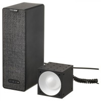 IKEA SYMFONISK Bookshelf speaker w LED spot, Black-gen 2 (195.007.24)