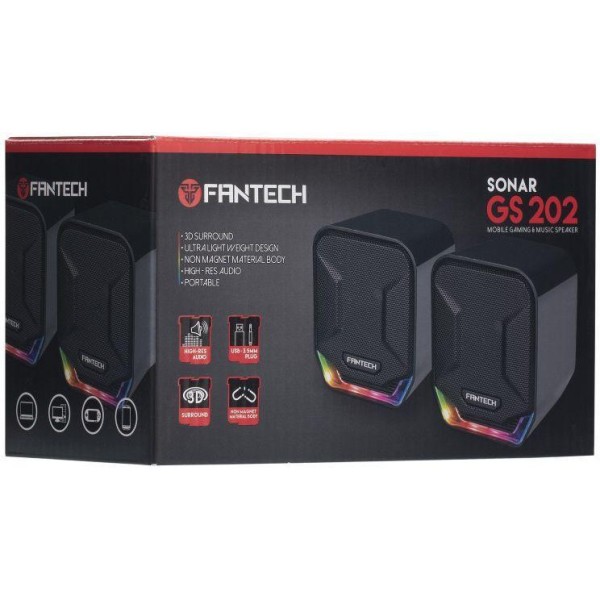 Мультимедійна акустика Fantech Sonar GS202 Black