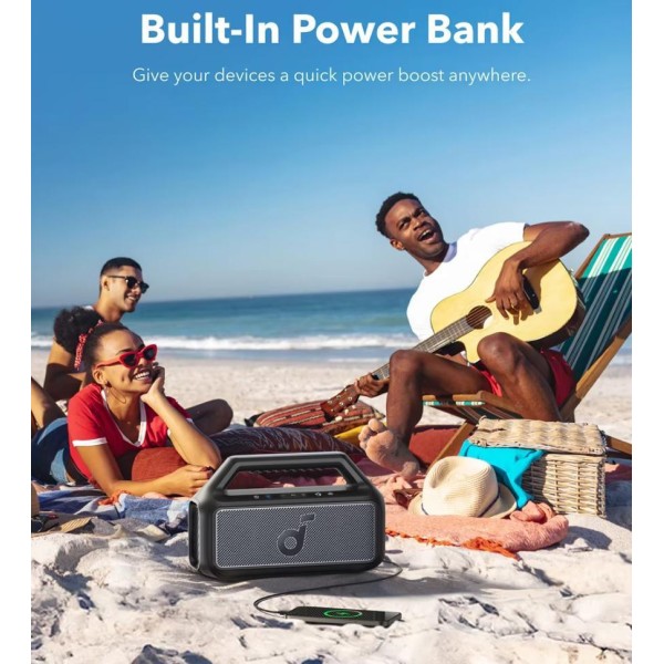 Портативна колонка Anker SoundCore Boom 2 Black SE (A31480Z11)