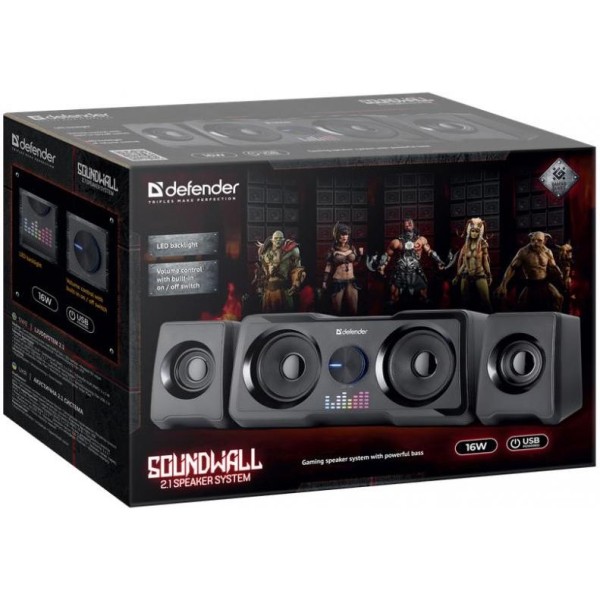 Колонки для комп'ютера Defender Soundwall 2.1