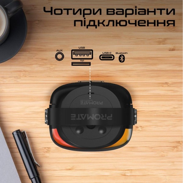 Портативна колонка Promate Spectro-20 20W Black (spectro-20)