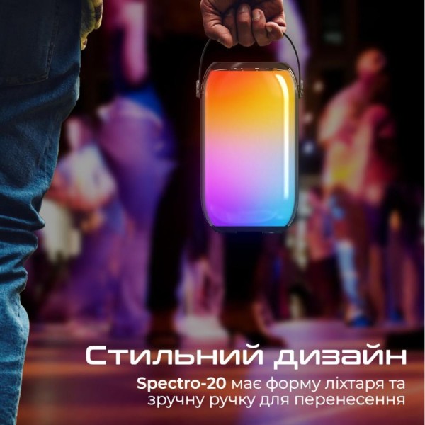Портативна колонка Promate Spectro-20 20W Black (spectro-20)