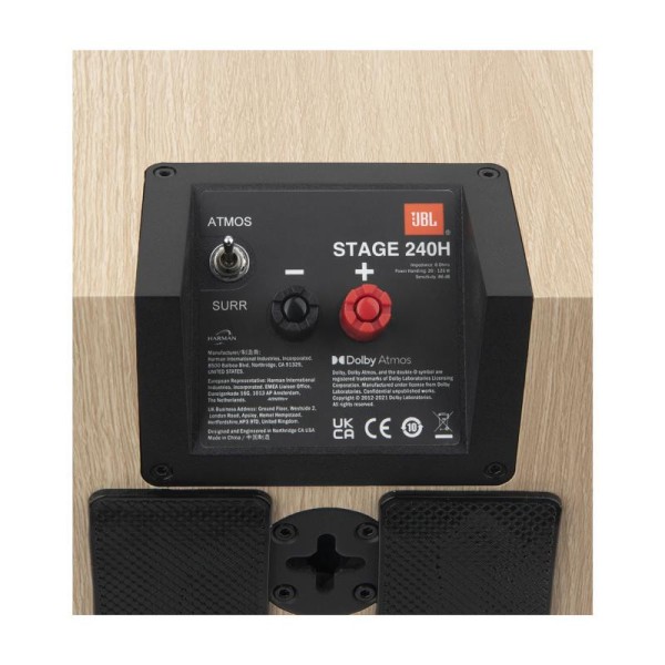 Колонки для домашнього кінотеатру JBL Stage 240H Atmos White (JBL240HWHT)