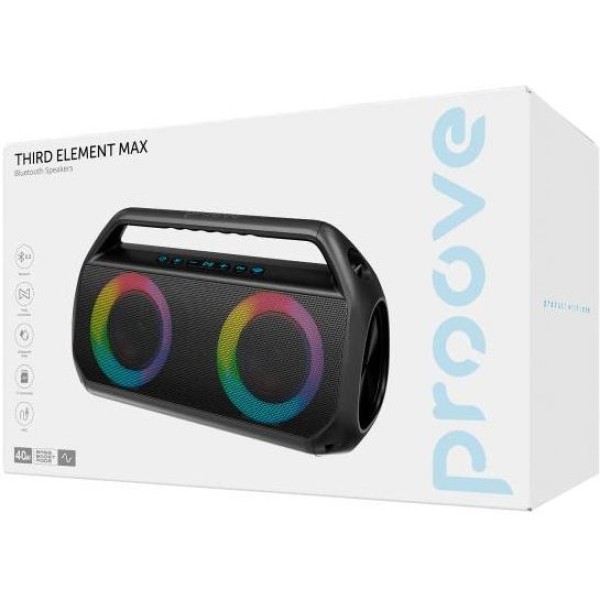 Портативна колонка Proove Third Element Max Black (PSTE40000001)