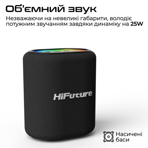 Портативна колонка HiFuture Vocalist 100 Black (vocalist100.black)