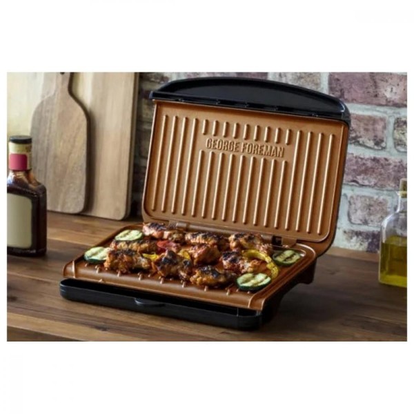 Електрогриль притискний George Foreman Fit Grill Copper Medium 25811-56