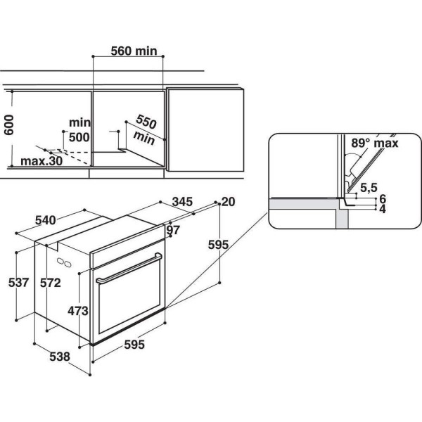 Духовка електрична Whirlpool OAKZ9 7921 CS IX