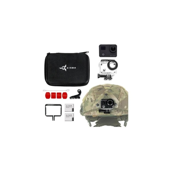Екшн-камера AIRON ProCam 8 Tactical Helm Kit Black (4822356754510)