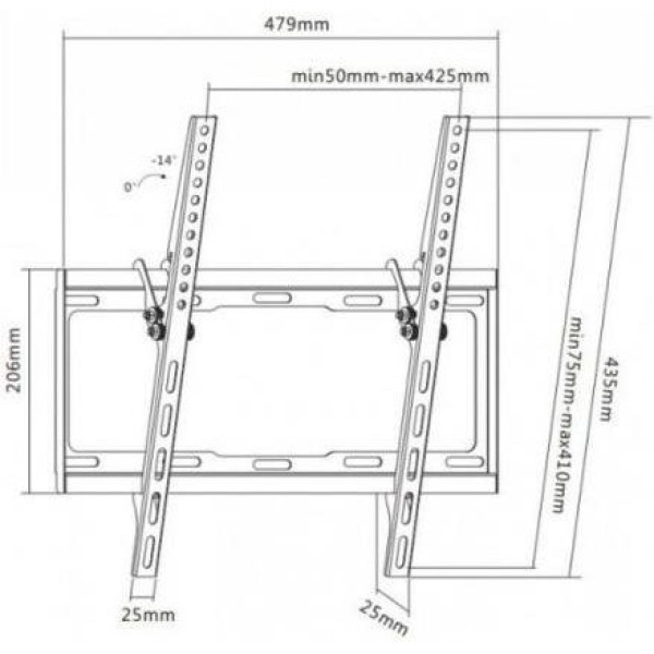 Настінне кріплення UniBracket BZ01-41