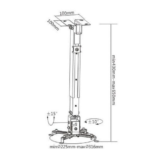 Стельове кріплення CHARMOUNT CT-PRB-2