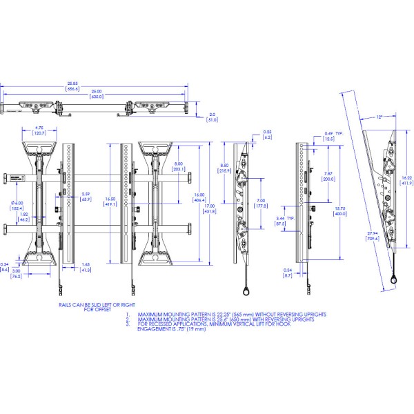 Настінне кріплення Chief Medium Fusion Micro-Adjustable Tilt Wall Mount 32
