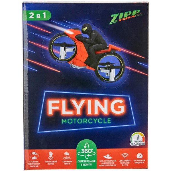 Міні-дрон ZIPP Toys Flying Motorcycle Red (532.00.38)
