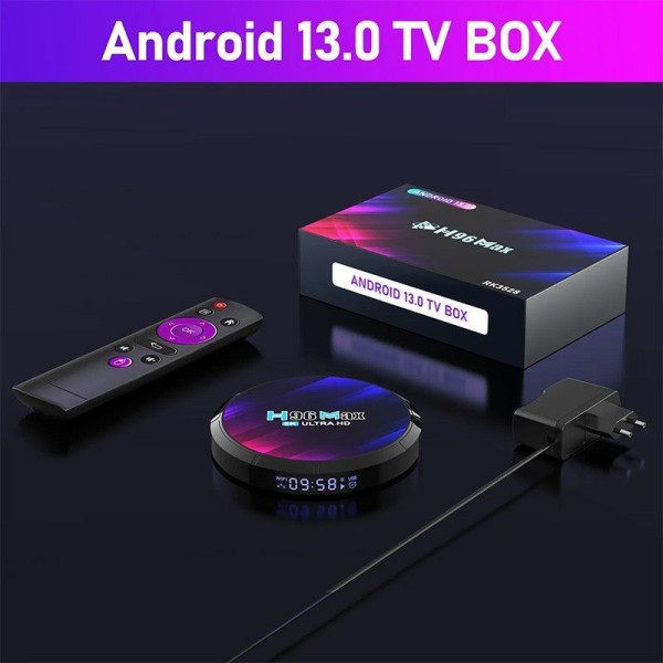 Стаціонарний медіаплеєр H96 Max RK3528 4/32GB