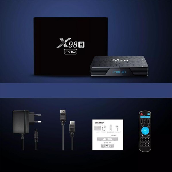 Стаціонарний медіаплеєр X98H PRO 4/64GB