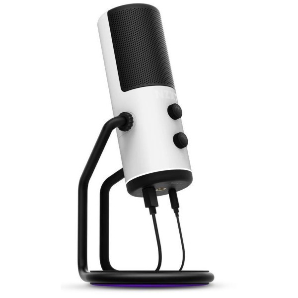 Мікрофон для ПК/ для стрімінгу, подкастів NZXT Wired Capsule USB Microphone White (AP-WUMIC-W1)