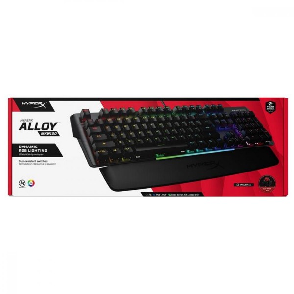 Клавіатура HyperX Alloy MKW100 USB Black RU (4P5E1AX)
