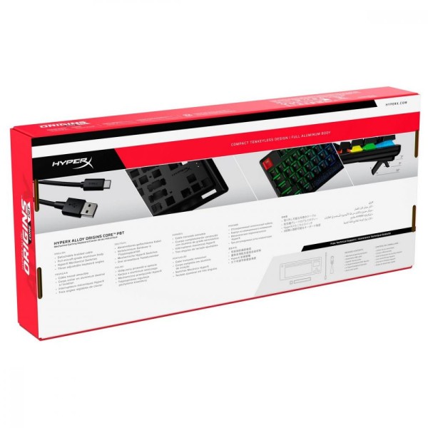 Клавіатура HyperX Alloy Origins Core PBT HX Aqua (639N9AA)