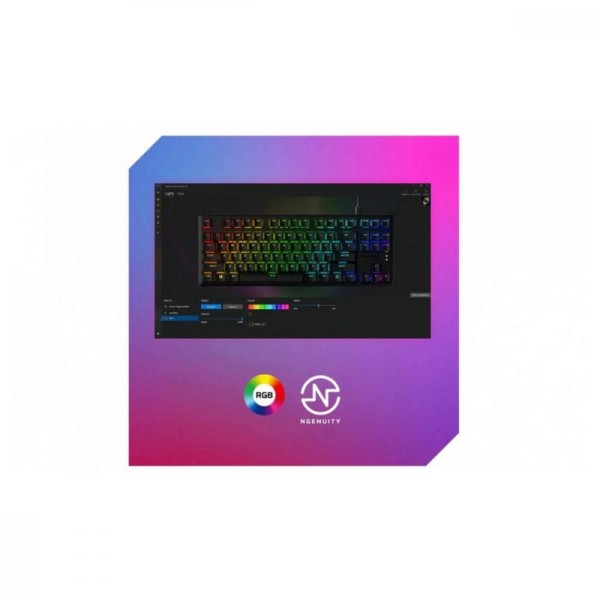 Клавіатура HyperX Alloy Origins Core PBT HX Aqua (639N9AA)