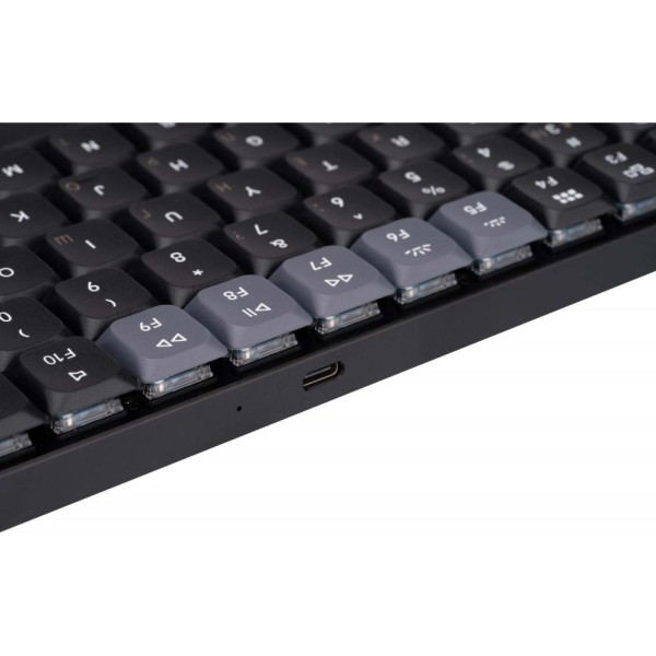 Клавіатура Keychron K3 PRO Gateron Brown BT/USB LowProfile QMK UA RGB Black (K3PB3_KEYCHRON)