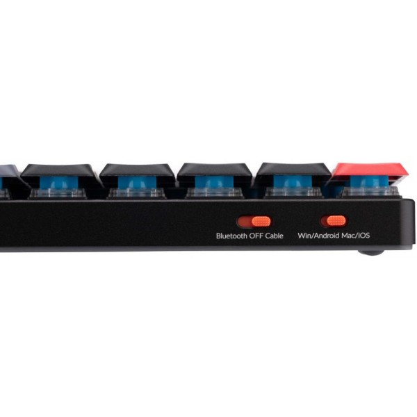 Клавіатура Keychron K3 PRO Gateron Brown BT/USB LowProfile QMK UA RGB Black (K3PB3_KEYCHRON)