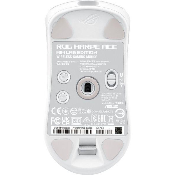 Миша ASUS ROG Harpe Ace Aim Lab Edition White (90MP02W0-BMUA10)