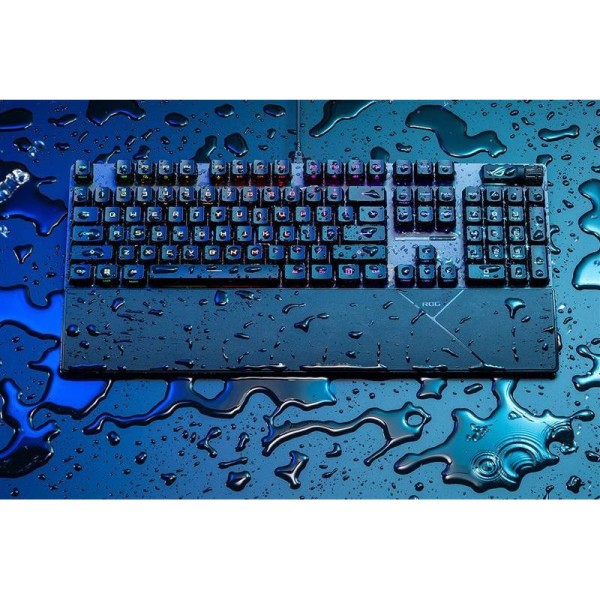 клавіатура ASUS ROG Strix Scope II RX Red Black (90MP0350-BKMA00)