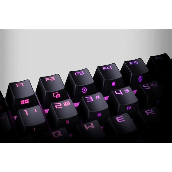 клавіатура ASUS ROG Strix Scope II RX Red Black (90MP0350-BKMA00)