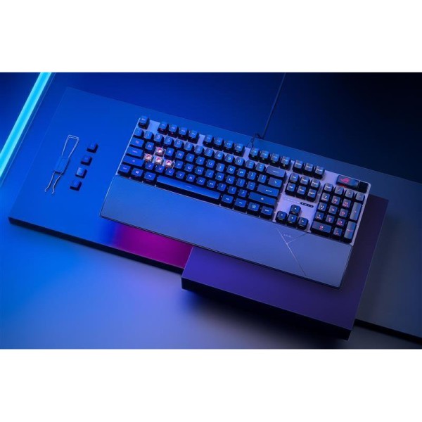 клавіатура ASUS ROG Strix Scope II RX Red Black (90MP0350-BKMA00)