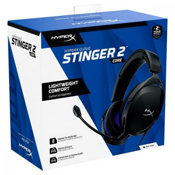 Навушники з мікрофоном HyperX Cloud Stinger 2 Core PS5 Black (6H9B6AA)