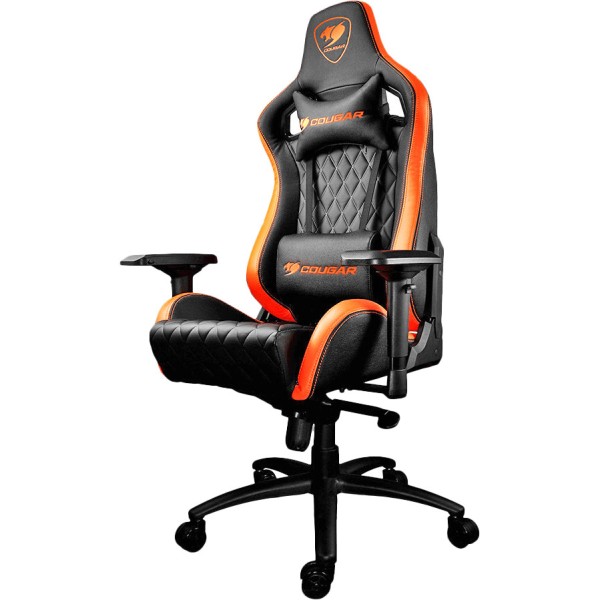 Комп'ютерне крісло для геймера Cougar Armor S black/orange
