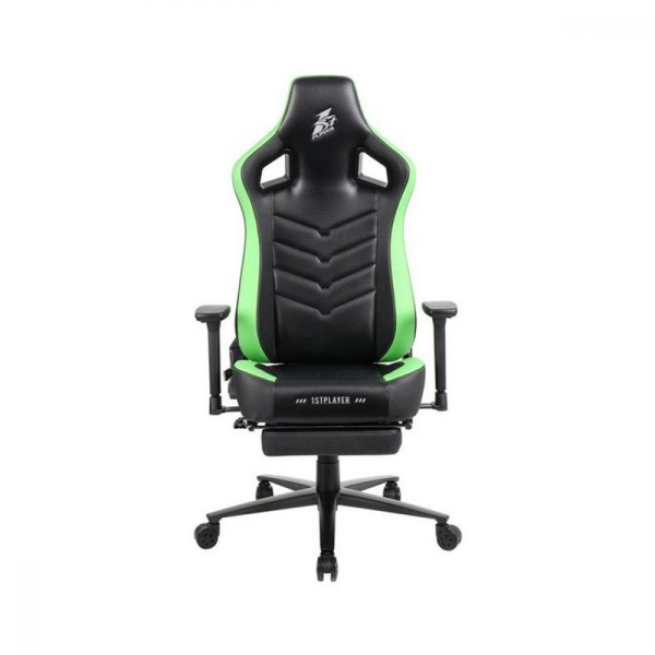 Комп'ютерне крісло для геймера 1STPLAYER DK1 Pro-FR Black/Green
