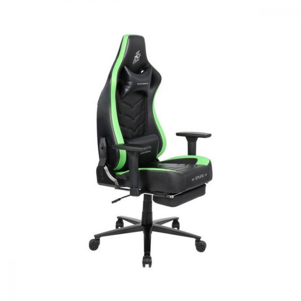 Комп'ютерне крісло для геймера 1STPLAYER DK1 Pro-FR Black/Green