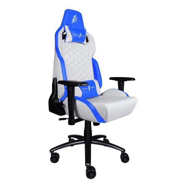 Комп'ютерне крісло для геймера 1STPLAYER DK2 blue/white
